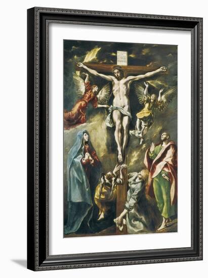 The Crucifixion-El Greco-Framed Art Print