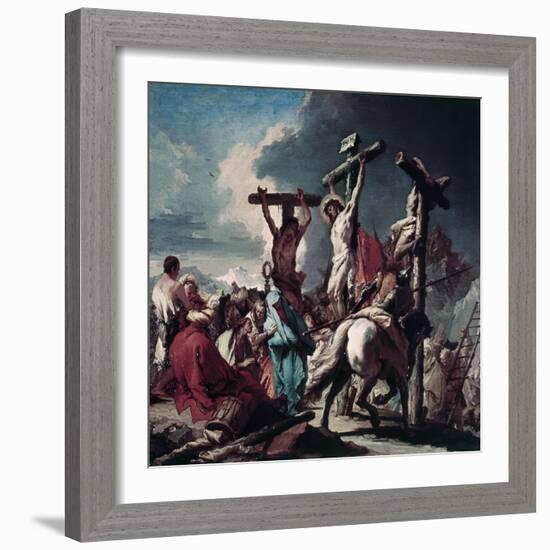 The Crucifixion-Giovanni Battista Tiepolo-Framed Giclee Print