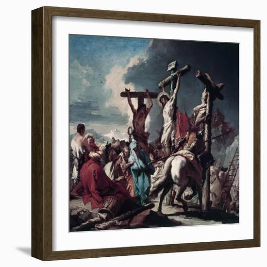 The Crucifixion-Giovanni Battista Tiepolo-Framed Giclee Print