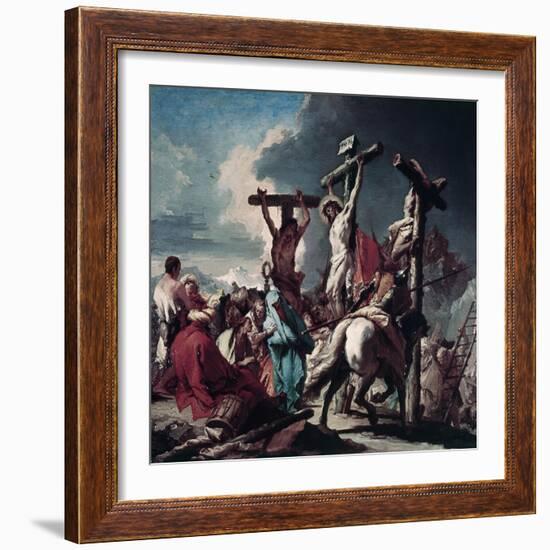 The Crucifixion-Giovanni Battista Tiepolo-Framed Giclee Print