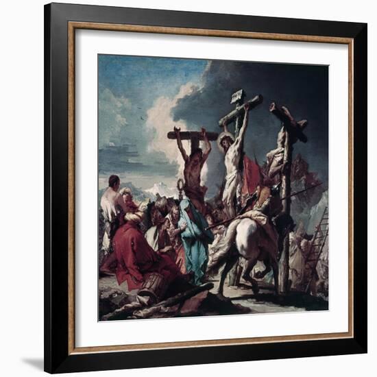 The Crucifixion-Giovanni Battista Tiepolo-Framed Giclee Print