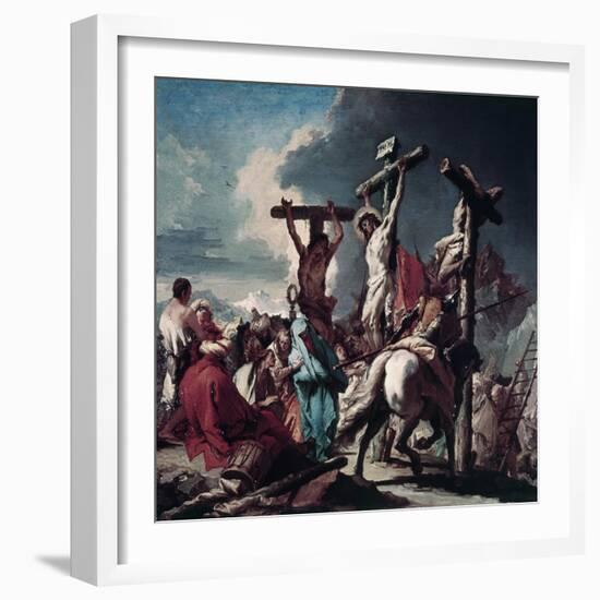 The Crucifixion-Giovanni Battista Tiepolo-Framed Giclee Print