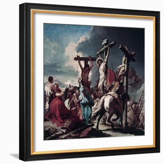 The Crucifixion-Giovanni Battista Tiepolo-Framed Giclee Print