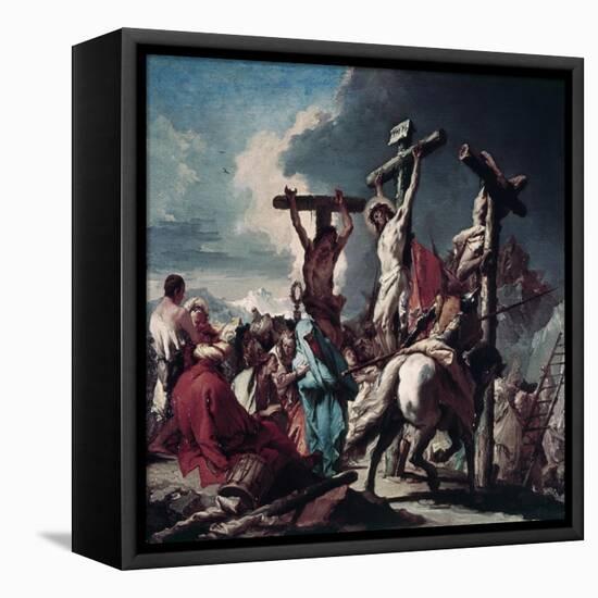 The Crucifixion-Giovanni Battista Tiepolo-Framed Premier Image Canvas