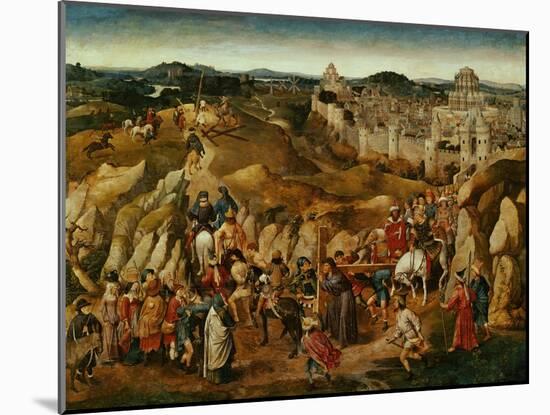 The Crucifixion-Jan van Eyck-Mounted Giclee Print