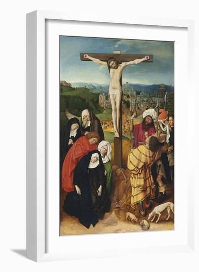 The Crucifixion-Gerard David-Framed Giclee Print