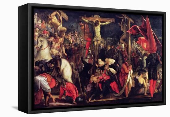 The Crucifixion-Jacopo Robusti Tintoretto-Framed Premier Image Canvas