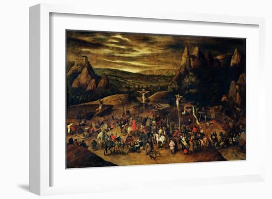 The Crucifixion-Pieter Brueghel the Younger-Framed Giclee Print