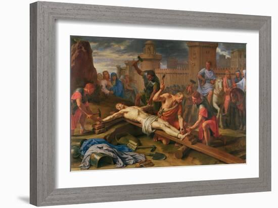 The Crucifixion-Philippe De Champaigne-Framed Giclee Print