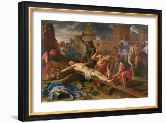 The Crucifixion-Philippe De Champaigne-Framed Giclee Print