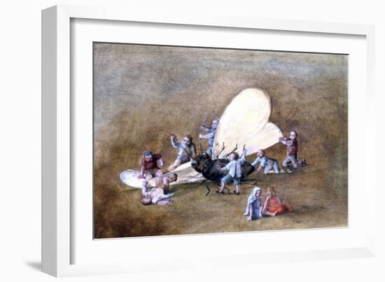 The Cruel Children, C1850-1890-Stanislas Lepine-Framed Giclee Print