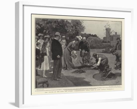 The Cruise of the King and Queen, Commemorating their Visit to Lews Castle, Stornoway-Henry Marriott Paget-Framed Giclee Print