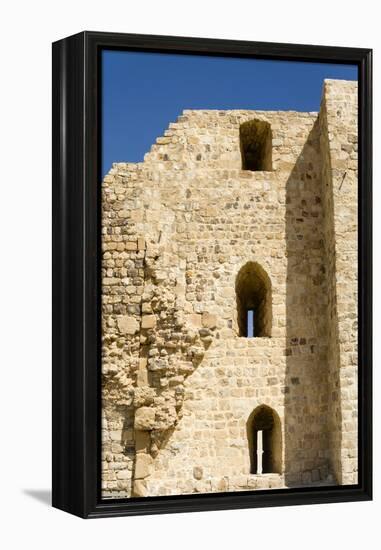 The crusader fort of Kerak Castle, Kerak, Jordan.-Nico Tondini-Framed Premier Image Canvas