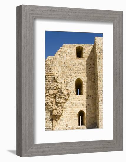 The crusader fort of Kerak Castle, Kerak, Jordan.-Nico Tondini-Framed Photographic Print