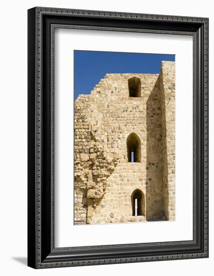 The crusader fort of Kerak Castle, Kerak, Jordan.-Nico Tondini-Framed Photographic Print