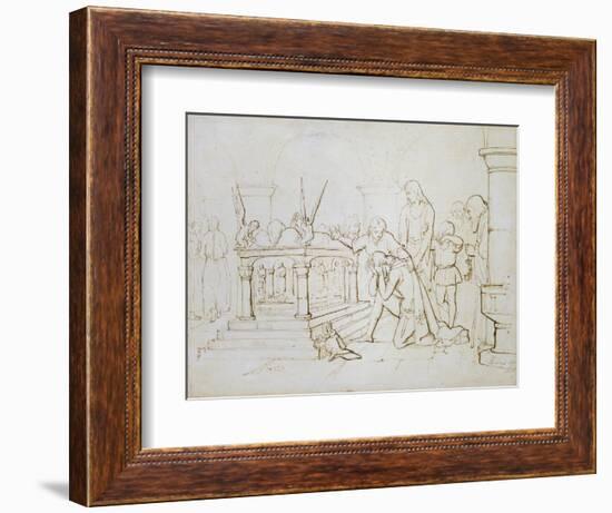 The Crusader's Return, 1840-John Everett Millais-Framed Giclee Print