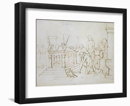 The Crusader's Return, 1840-John Everett Millais-Framed Giclee Print