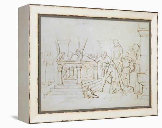 The Crusader's Return, 1840-John Everett Millais-Framed Premier Image Canvas