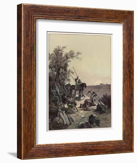 The Crusaders Have Their First Sight of Jerusalem-Adolf Closs-Framed Art Print