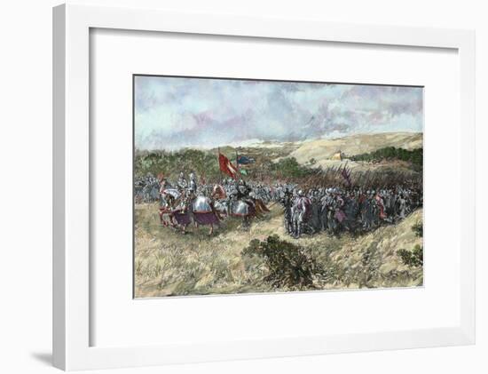 The Crusades. 12th Century. Crusaders Army-null-Framed Giclee Print