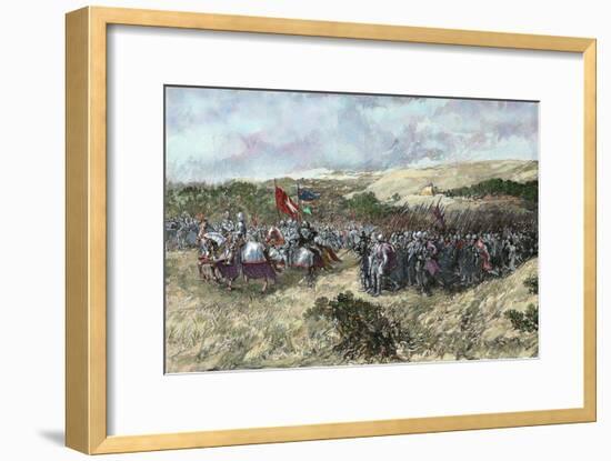 The Crusades. 12th Century. Crusaders Army-null-Framed Giclee Print