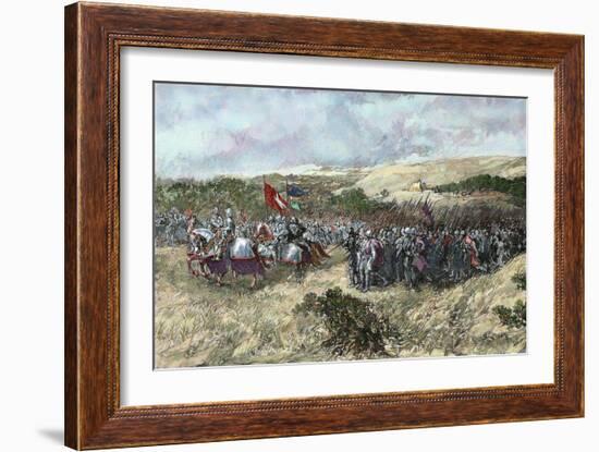 The Crusades. 12th Century. Crusaders Army-null-Framed Giclee Print