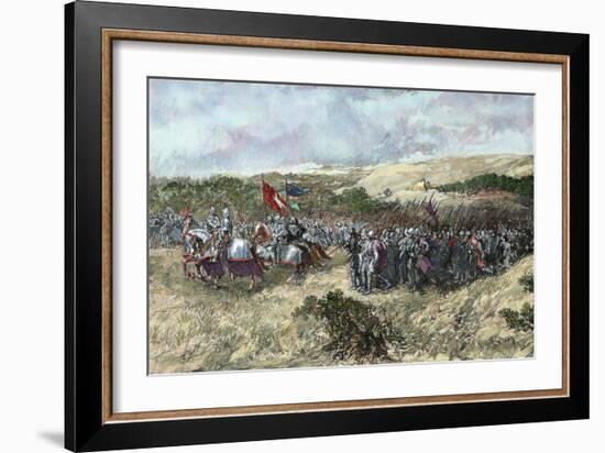 The Crusades. 12th Century. Crusaders Army-null-Framed Giclee Print