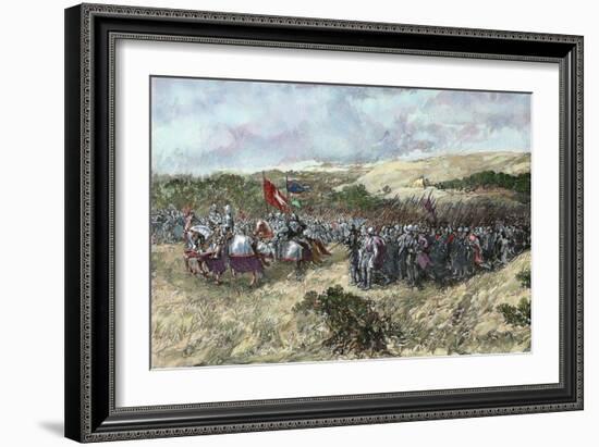 The Crusades. 12th Century. Crusaders Army-null-Framed Giclee Print