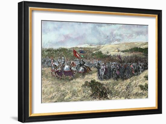 The Crusades. 12th Century. Crusaders Army-null-Framed Giclee Print