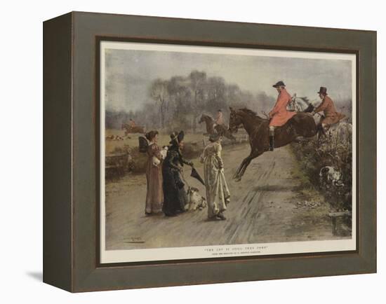 The Cry Is Still They Come-George Goodwin Kilburne-Framed Premier Image Canvas