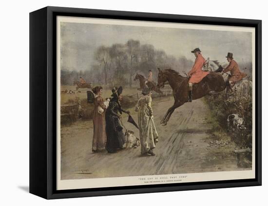 The Cry Is Still They Come-George Goodwin Kilburne-Framed Premier Image Canvas