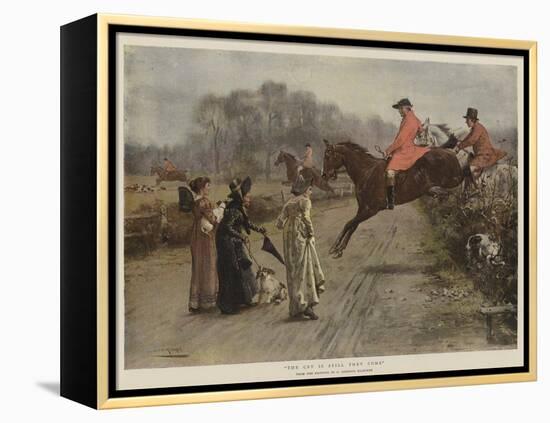 The Cry Is Still They Come-George Goodwin Kilburne-Framed Premier Image Canvas