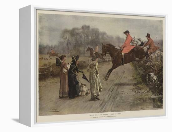 The Cry Is Still They Come-George Goodwin Kilburne-Framed Premier Image Canvas