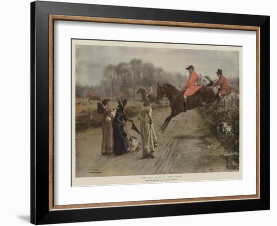 The Cry Is Still They Come-George Goodwin Kilburne-Framed Giclee Print