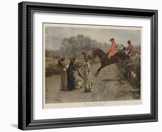 The Cry Is Still They Come-George Goodwin Kilburne-Framed Giclee Print