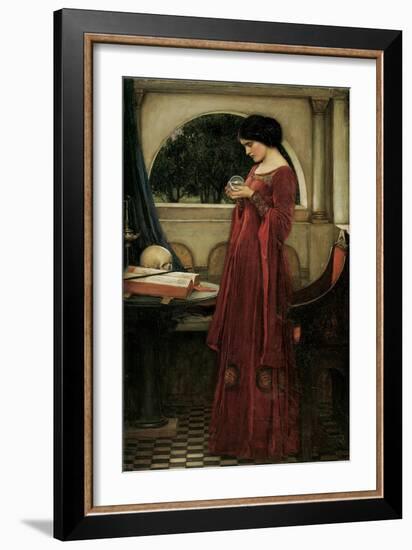 The Crystal Ball, 1902 (Oil on Canvas)-John William Waterhouse-Framed Giclee Print