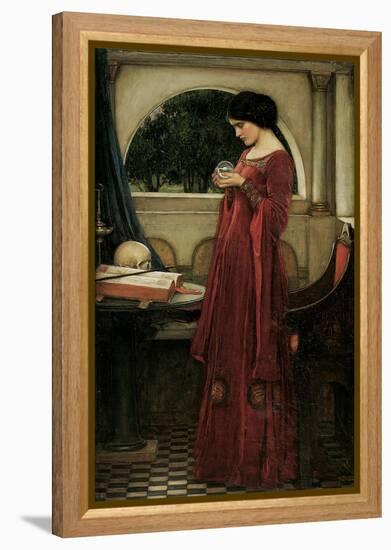 The Crystal Ball, 1902 (Oil on Canvas)-John William Waterhouse-Framed Premier Image Canvas