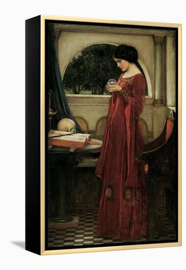 The Crystal Ball, 1902 (Oil on Canvas)-John William Waterhouse-Framed Premier Image Canvas