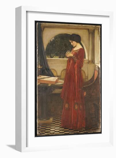 The Crystal Ball, 1902-John William Waterhouse-Framed Giclee Print