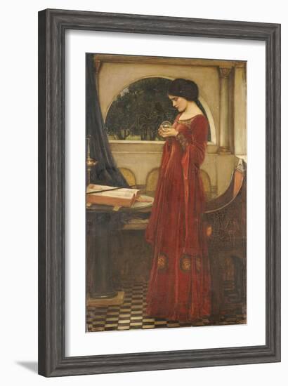 The Crystal Ball, 1902-John William Waterhouse-Framed Giclee Print