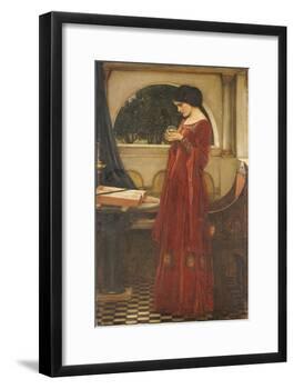 The Crystal Ball, 1902-John William Waterhouse-Framed Giclee Print