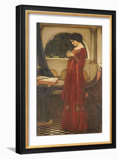 The Crystal Ball, 1902-John William Waterhouse-Framed Giclee Print