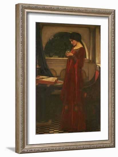 The Crystal Ball, 1902-John William Waterhouse-Framed Giclee Print