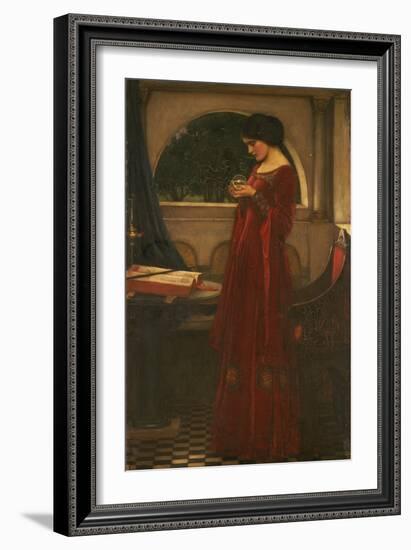 The Crystal Ball, 1902-John William Waterhouse-Framed Giclee Print