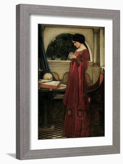 The Crystal Ball-John William Waterhouse-Framed Giclee Print