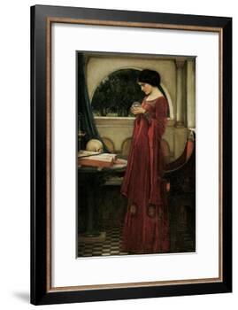 The Crystal Ball-John William Waterhouse-Framed Giclee Print