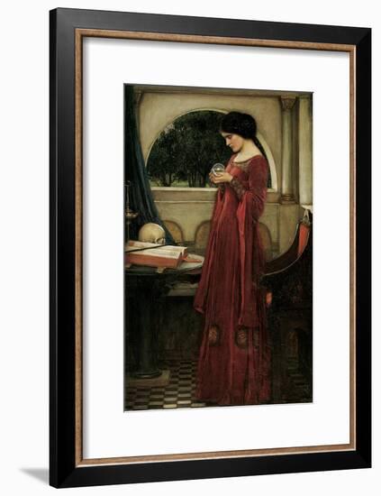 The Crystal Ball-John William Waterhouse-Framed Giclee Print