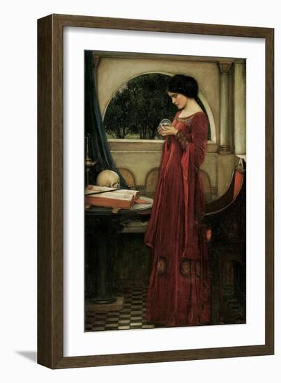 The Crystal Ball-John William Waterhouse-Framed Giclee Print