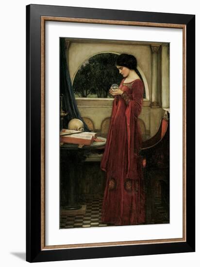 The Crystal Ball-John William Waterhouse-Framed Giclee Print