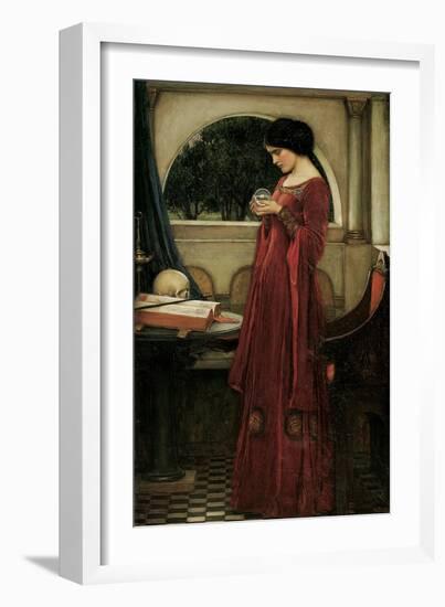 The Crystal Ball-John William Waterhouse-Framed Giclee Print